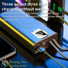 Sạc Dự Phòng Wekome WP-335 20000Mah (Sạc Nhanh QC3.0, VOOC 2.0), Tích Hợp Cáp Sạc - BH 1 Năm - Hoàng Yến Computer