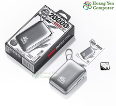 Pin Dự Phòng Wekome WP-50 20000Mah 45W (QC 3.0, VOOC 2.0, PD20W) - BH 12 Tháng - Hoàng Yến Computer