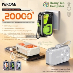 Sạc Dự Phòng Wekome WP-95 20000Mah (Sạc Nhanh QC3.0, VOOC 2.0, PD20W)