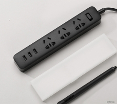 Ổ Cắm Xiaomi Power Strip Có 3 Cổng Usb Chính Hãng - Bh 1 Năm | Xiaomi Power Strip B01 3 Ổ 3 Usb