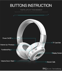 Tai Nghe Chụp Tai Bluetooth Zealot B19 có khe gắn thẻ nhớ - BH 6 tháng