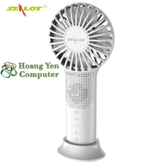 Loa Bluetooth Zealot S48 V5.0 Kiêm Quạt Cầm Tay Siêu Mát Mẻ - Chính Hãng BH 3 Tháng