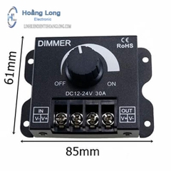 Mạch Dimmer 12V 24V Điều Chỉnh Độ Sáng Đèn Led 30A