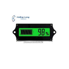 Đồng Hồ Báo Dung Lượng Hiển Thị LCD Xanh Lá