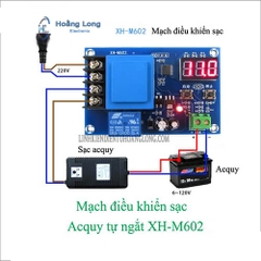 Mạch Sạc Acquy Tự Động XH-M602 6-72V