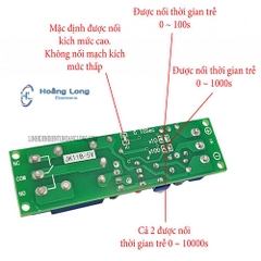 Mạch Tạo Trễ 0-10000s JK11B-12VDC