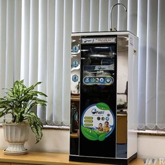 Máy Lọc Nước Tinh Khiết 8 Cấp Lọc RO Thông Minh FujiE RO Kèm Tủ Cường Lực
