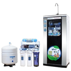 Máy Lọc Nước Tinh Khiết 7 Cấp Lọc RO Thông Minh FujiE RO-07 Kèm Tủ Cường Lực