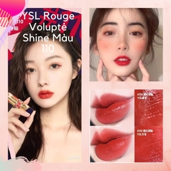Son YSL Rouge Volupté Shine Oil-In-Stick màu 110 Red Is My Savior