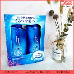 Set dầu gội xả trị gàu HS xanh dương