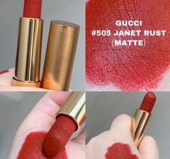Son Kem Lì Gucci Rouge Liquid Matte Màu 505 Janet Rust (New 2022)