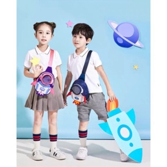 UEK ZXB Túi Đeo Chéo Phi Thuyền Không Gian tặng kèm móc khoá