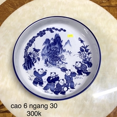 Đĩa sứ trang trí size 30