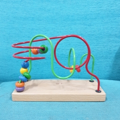 Đồ chơi luồng hạt gỗ