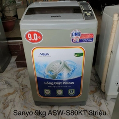 Máy giặt Sanyo 9kg ASW-S80KT