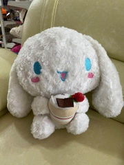 1 em Cinnamoroll lông xoắn hoa hồng