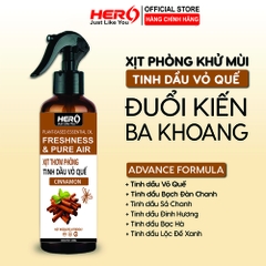 Xịt Thơm Phòng - Xua Đuổi Côn Trùng Hero - Hương Vỏ Quế