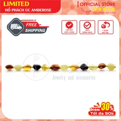 Bộ Vòng Hổ Phách Amber Úc Cho Bé 0 - 3 tuổi SABM4MOLDV