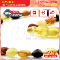 Bộ Vòng Hổ Phách Amber Úc Cho Bé 0 - 3 tuổi SABM4MOLDV