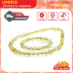 Bộ Vòng Hổ Phách Amber Úc Cho Bé 0 - 3 tuổi SAB1MVN