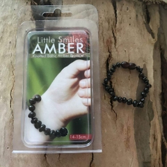 Vòng tay hổ phách Amber Úc size 14 -15 cm  VTLT1D