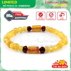 Vòng Tay Hổ Phách Amber Úc Vòng tay cho người lớn VTMLMT1