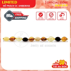 Bộ Vòng Hổ Phách Amber Úc Cho Bé 0 - 3 tuổi mix m4mol