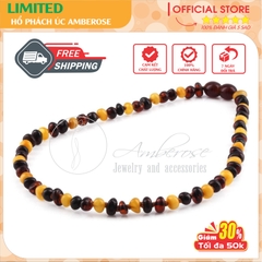 Vòng Cổ Hổ Phách Amberose Úc Cho Bé 0 - 3 tuổi VCABLMT622