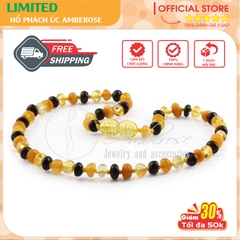 Vòng Cổ Hổ Phách Amberose Úc Cho Bé 0 - 3 tuổi VCABLMT522