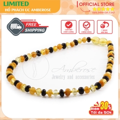 Vòng Cổ Hổ Phách Amberose Úc Cho Bé 0 - 3 tuổi VCABLMT522