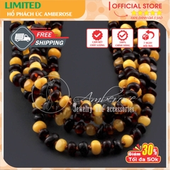 Vòng Cổ Hổ Phách Amberose Úc Cho Bé 0 - 3 tuổi VCABLMT622