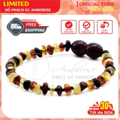 Bộ Vòng Hổ Phách Amber Úc Cho Bé 0 - 3 tuổi SABM4MHD
