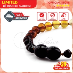 Bộ Vòng Hổ Phách Amber Úc Cho Bé 0 - 3 tuổi SABCVCD