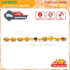 Bộ Vòng Hổ Phách Amber Úc Cho Bé 0 - 3 tuổi ( Mẫu Đặc Biệt ) SABLMT31