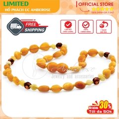 Bộ Vòng Hổ Phách Amber Úc Cho Bé 0 - 3 tuổi ( Mẫu Đặc Biệt ) SABLMT31