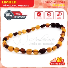 Vòng Cổ Hổ Phách Amber Úc Cho Bé 0 - 10 tuổi VCABM3MOL
