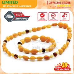 Bộ Vòng Hổ Phách Amber Úc Cho Bé 0 - 3 tuổi ( Mẫu Đặc Biệt ) SABLMT31