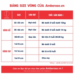 Vòng Cổ + Vòng Tay Amberose Cho Bé 0 - 10 tuổi ( Mẫu Đặc Biệt ) SABLMT11