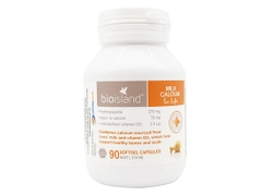 Bio Island Canxi Milk Calcium Sữa Bò Non Bổ Sung Canxi Cho Bé 90 Viên