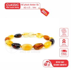 Vòng Tay Hổ Phách Amber Úc Cho Bé 0 - 3 tuổi VTMOLM4M