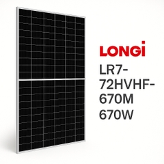 giá lắp Tấm pin Mặt Trời Longi LR7‑72HVHF‑670M 670W