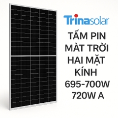 Tấm pin mặt trời Trina Solar hai mặt kính 695W 700W-720wA