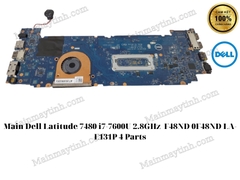 Main Dell Latitude 7480 i7-7600U 2.8GHz  F48ND 0F48ND LA-E131P 4 Parts