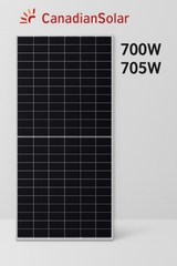 lắp đặt Tấm pin quang điện mặt trời Canadian Solar 700w 705w