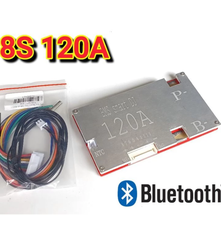 Mạch BMS 8S 120A Bluetooth cho Pin Sắt Lifepo4 kết nối điện thoại