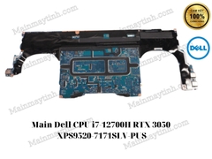 Main Dell CPU i7-12700H RTX 3050 XPS 9520-7171SLV-PUS