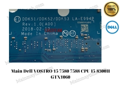 Main- Dell- VOSTRO- 15- 7580- 7588- CPU- I5-8300H- GTX1060
