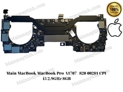 Main-MacBook-MacBook-Pro A1707 / 820-00281-CPU i5 2.9GHz 8GB;