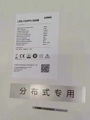 modell Tấm pin mặt trời quang điện đơn tinh thể LONGI 540W 545W loại A