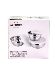 Bộ 3 Thố Inox La Fonte - JAG-750